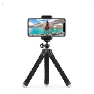 Mini trípode para teléfono inteligente y cámara con base flexible para bicicl... - Imagen 1 de 5