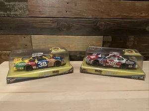 ELLIOT SADLER 38 TWOFER! M&M Diecast 1:24 Scale NASCAR Yellow/Red White And Blue - Picture 1 of 3