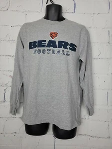 Chicago Bears NHL Apparel Long Sleeve Graphic T-shirt Medium Crew Neck Cotton - Picture 1 of 9
