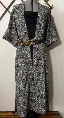 Chaqueta plumero kimono floral Anthropologie Andersen & Lauth OS Foto 1 de 4