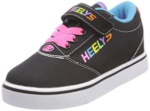 HEELYS Girl's Pro 20 X2 (Little Kid/Big Kid) Black/Rainbow Multi 12 Little Kid M - Picture 1 of 7