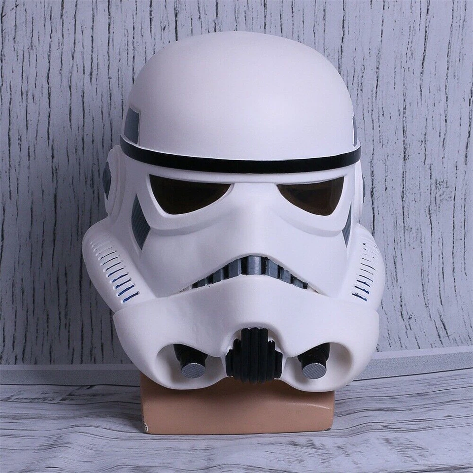 HANDMADE Star Wars Stormtrooper Helmet Hard PVC Cosplay The Black Series Imperial Helmet