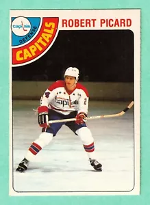 (1) ROBERT PICARD 1978-79 O-PEE-CHEE # 39 CAPITALS ROOKIE EX-MT CARD (I4544) - Picture 1 of 2