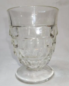 Vintage Fostoria American Glas klar 8 Unzen Fuß Becher Ersatz - Bild 1 von 5