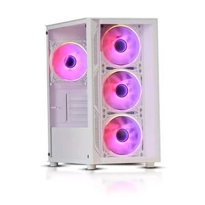 Gaming PC i7 Quad Core 12GB NVIDIA RTX 3060 32GB RAM 1TB SSD/HDD Windows 11 WiFi - Picture 1 of 5