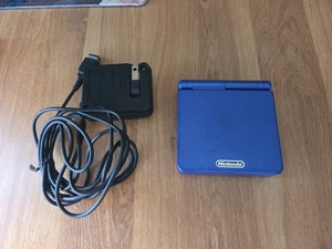Nintendo Gameboy Advance SP Handheld System Console Cobalt Blue (AGS-001) Tested - Picture 1 of 5