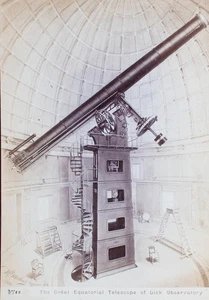 Kalifornien Teleskop Sternwarte Isaiah West Taber Reproduktion Albuminabzug 1890 - Picture 1 of 3