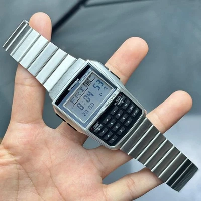 Relojes calculadora multifuncionales de aleación de acero inoxidable para hombre Foto 1 de 4