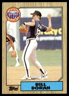 1987 Topps Bill Doran Houston Astros #472 - Image 1 of 2