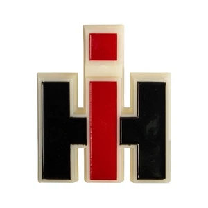 Plastic Front Grill Emblem with Screws fits INTERNATIONAL 1086 1586 3788 - Picture 1 of 5