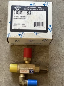 ¡Nuevo! Cuerpo de válvula de expansión termostática Sporlan Q-Body 3x4 16218 3/8X1/2 Flare - Imagen 1 de 3