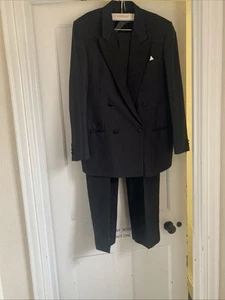 Moss Bros. Black Tuxedo Jacket & Trousers. Youth Size. - Picture 1 of 4
