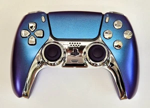 Mando Dualsense PS5 Personalizado - Chroma Indigo / Plateado Cromo - *NUEVO* - Imagen 1 de 3