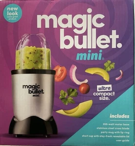 Magic Bullet Mini The Ultra Compact Kitchen Assistant MN-BX016A-23 - Imagen 1 de 6
