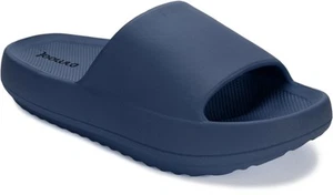 Mens House Slides Thick Sole Arch Support Cloud Platform Non Slip Shower Bath... - Picture 1 of 5