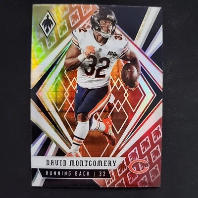 2020 Panini Phoenix David Montgomery Fire Burst Chicago Bears #30 - Image 1 of 2