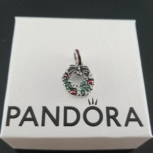 Nuevo Pandora Holiday Wirnalda Doble Cuelga Dije Plata - Imagen 1 de 6