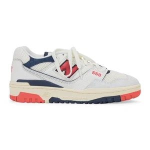 NIB NEW BALANCE WHITE 550 SNEAKERS SIZE 11 $120 - Picture 1 of 8