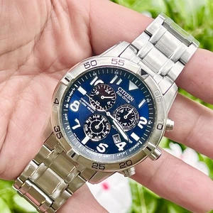 Citizen Brycen BL5470-57L Herren Perpetual Calendar Chronograph Uhr NEUE BATTERIE - Bild 1 von 10