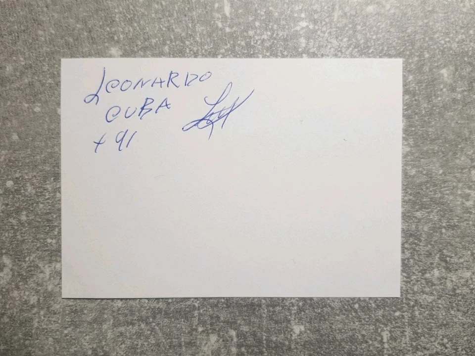 KK m.Orig.AG Leonardo Fiz CUB Boxen 1.PanAm-Game 95 - +91kg Rarität! - Bild 1 von 1