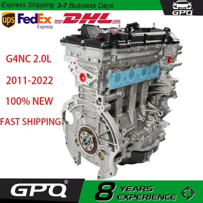 Engine Assembly For 11-22 Hyundai Elantra Tucson i30 Kia Soul Forte KX5 G4NC 2.0 - Image 1 of 4