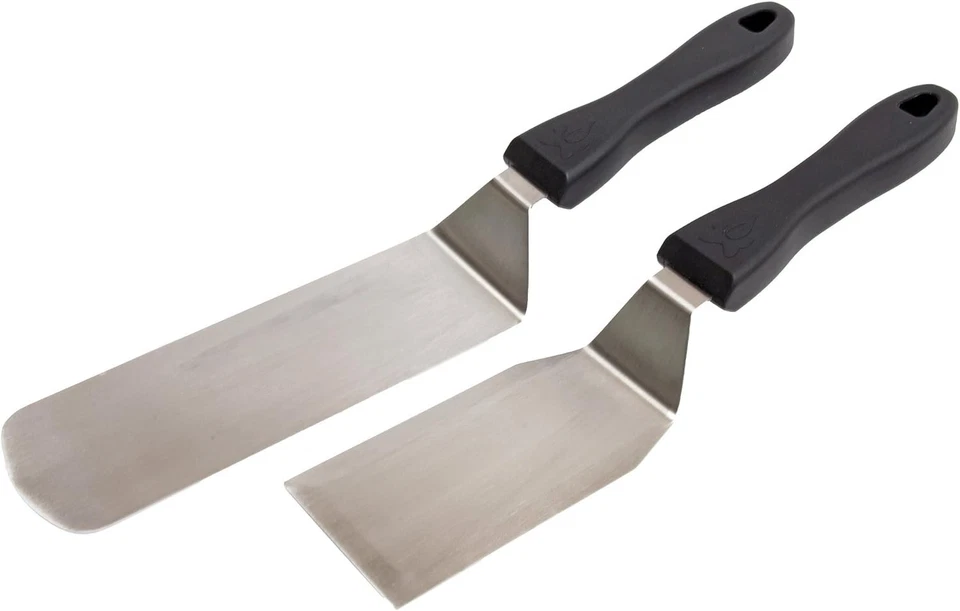 Juego de espátulas de chef profesional, negro 2 piezas, negro  Foto 1 de 4