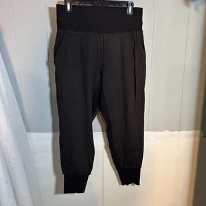 Athleta Venice Damen Jogginghose mit hohem Bund schwarz - Medium Petite - Bild 1 von 10