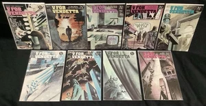 ¡LOTE DE CÓMICS V FOR VENDETTA #1 3-10! ¡PRIMERA APARICIÓN DC COMICS! PELÍCULA! 1988! - Imagen 1 de 3