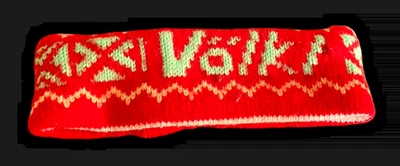 Diadema de esquí Volkl Murray Merkley punto grueso pura lana virgen años 80 esquí Gorpcore Foto 1 de 4