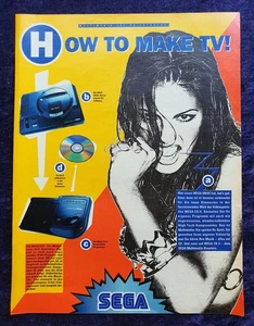 Sega Mega CD II erster Videospielanbieter, Mega Drive Originale Werbung 1993 - Picture 1 of 1