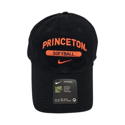 Gorra de Softbol Nike Princeton Heritage86 Correa Ajustable Gorra Trasera Negra NUEVA Foto 1 de 4