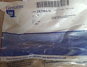 Genuine GM Bolt 24050764 NOS 24298876 VALAVE SOLENOID BODY BOLT KIT OEM - Picture 1 of 3