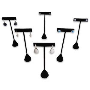 6Pcs Set Earring T Stand Display Set, Jewelry Display Stand for Showroom and... - Picture 1 of 26
