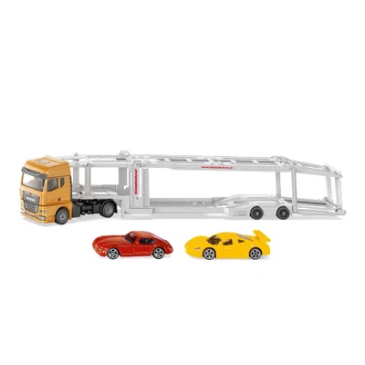 PORTAUTO BISARCA C/AUTO 1:50 Siku Camion Modellino Nuovo - Immagine 1 di 4