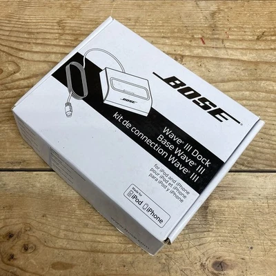 BOSE Wave III Dock Base for iPod/iPhone – Model 351020-0020 New - Image 1 of 4