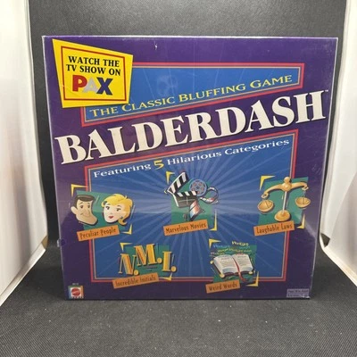 Balderdash Board Game 2003 Mattel The Classic Bluffing Games By Gameworks  - Image 1 of 4