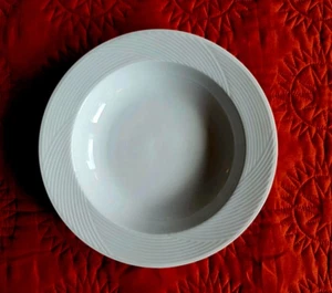 Dansk Wandteppiche Winter weiß 9,25" Rand Suppenschüssel — NEUWERTIG - Bild 1 von 4