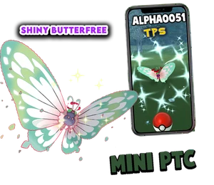 Pokemon Shiny Butterfree Gigantamax Mini P T C 80k - Picture 1 of 1