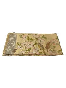Tiffany & Co. Large Silk Scarf Yellow Floral 86.5×88cm - Picture 1 of 5
