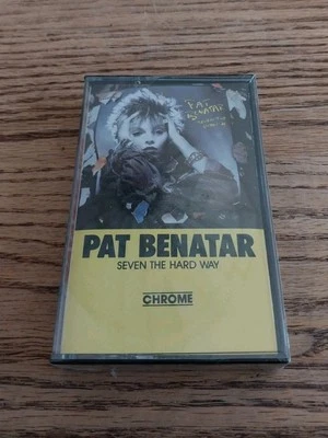 New Sealed Vtg 1985 Pat Benatar seven the hard way cassette Tape Classic Rock - Image 1 of 3