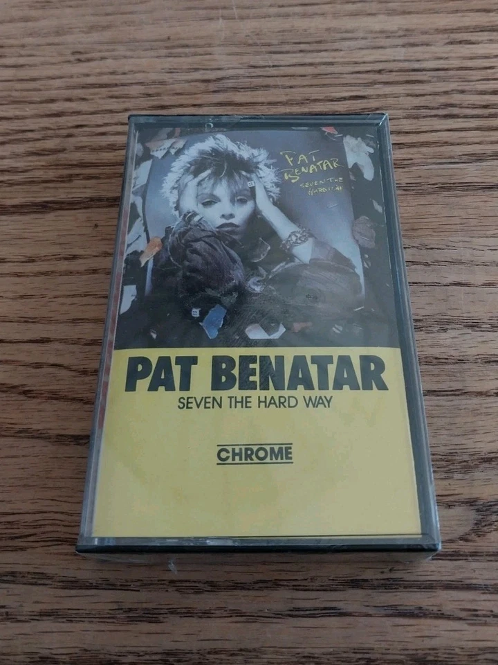 New Sealed Vtg 1985 Pat Benatar seven the hard way cassette Tape Classic Rock - Image 1 of 3