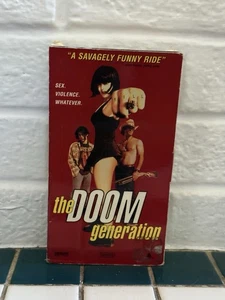 Doom Generation VHS Unrated VIDMARK Flap Cover Teen Angst Trilogy Director’s Cut - Picture 1 of 6