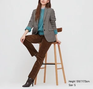 Uniqlo Women Houndstooth Tweed Jacket Size XS - Picture 1 of 2