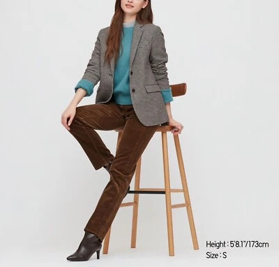 Uniqlo Women Houndstooth Tweed Jacket Size XS - Image 1 of 2