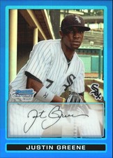 2009 Bowman Chrome Draft Prospects Blue Refractors #BDPP70 Nate Baker /99