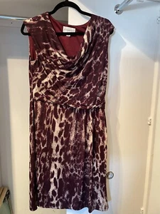 RONNI NICOLE Size 14 Dark Red O So Slim Dress - Picture 1 of 3