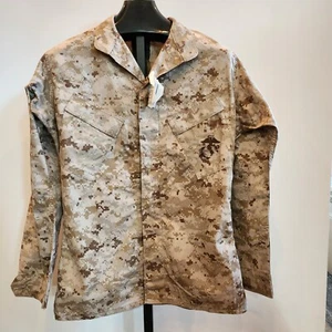 USMC Desert Marpat Camo Blouse Shirt MCCUU US Marine Corps Propper Small Long - Picture 1 of 2