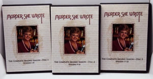 MURDER SHE WROTE THE SECOND SEASON DVD Angela Lansbury Solves Cabot Cove Murders - Foto 1 di 6