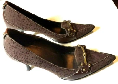 Anne Klein Womens Shoes Brown Classic Casual Work Pumps 7.5 M - Image 1 of 4
