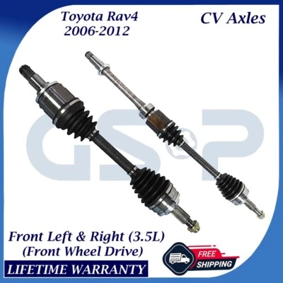 GSP OEM Front CV Axles For 2006-2012 Toyota Rav4 3.5L 2WD Lifetime Warranty - Image 1 of 4